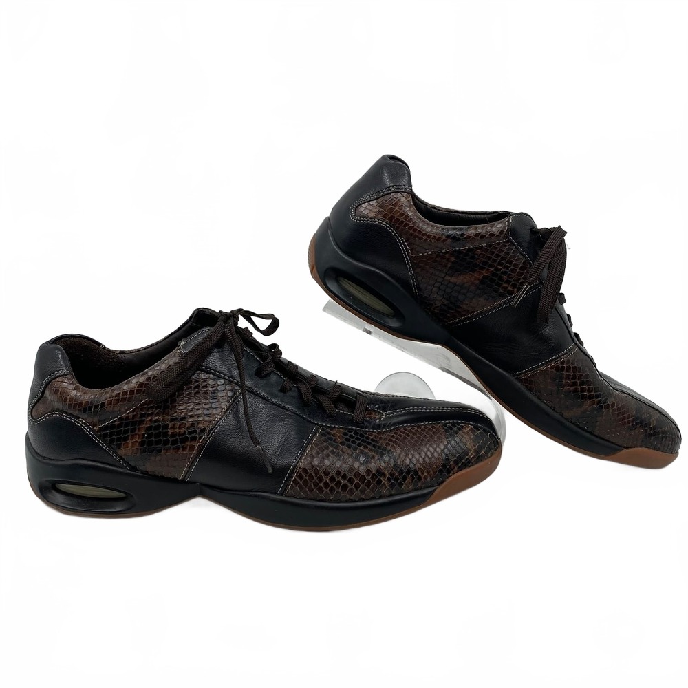 Cole Haan Brown Black Snakeskin Sneakers | Men’s US 9.5